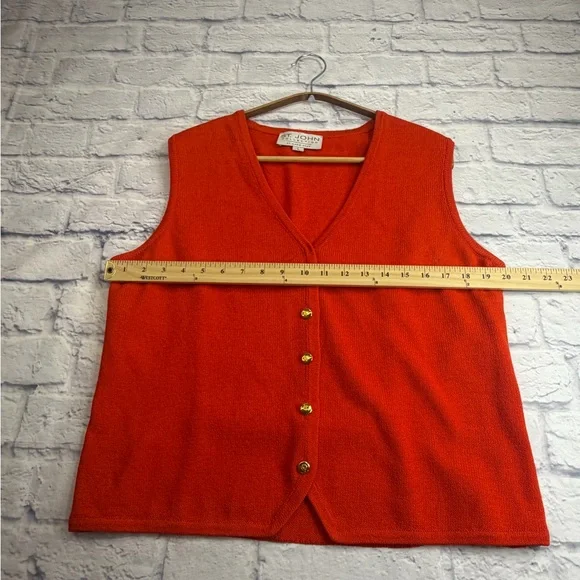 Vintage St. John 3 Piece Knit Suit in “Pumpkin Orange” Size L. Dog Show. Luxury. - Picture 14 of 16